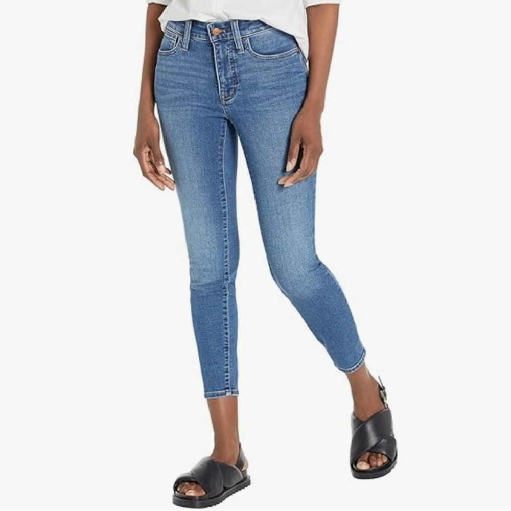 Madewell  Curvy Roadtripper Blue Jeggins 29 Tall